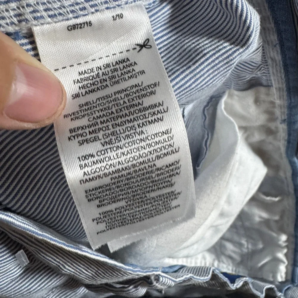 Polo Ralph Lauren Shorts Mens 38 Blue Seersucker Striped All Over Pony Logo